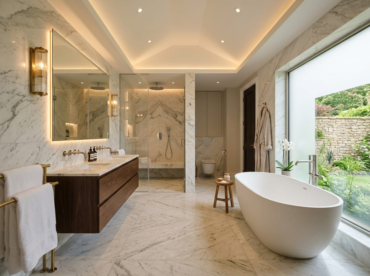 Custom Bathroom Renovation in Gunter